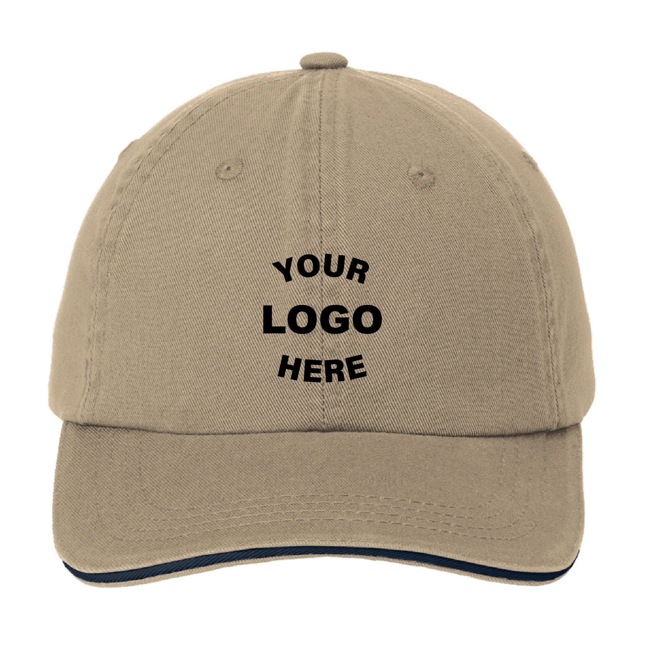 Port Authority Sandwich Bill Cap with Striped Closure